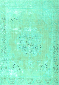 Persian Turquoise Traditional Rug, tr3653turq