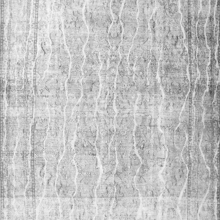 Serging Thickness of Machine Washable Persian Gray Traditional Rug, wshtr3654gry