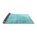 Sideview of Persian Light Blue Traditional Rug, tr3654lblu