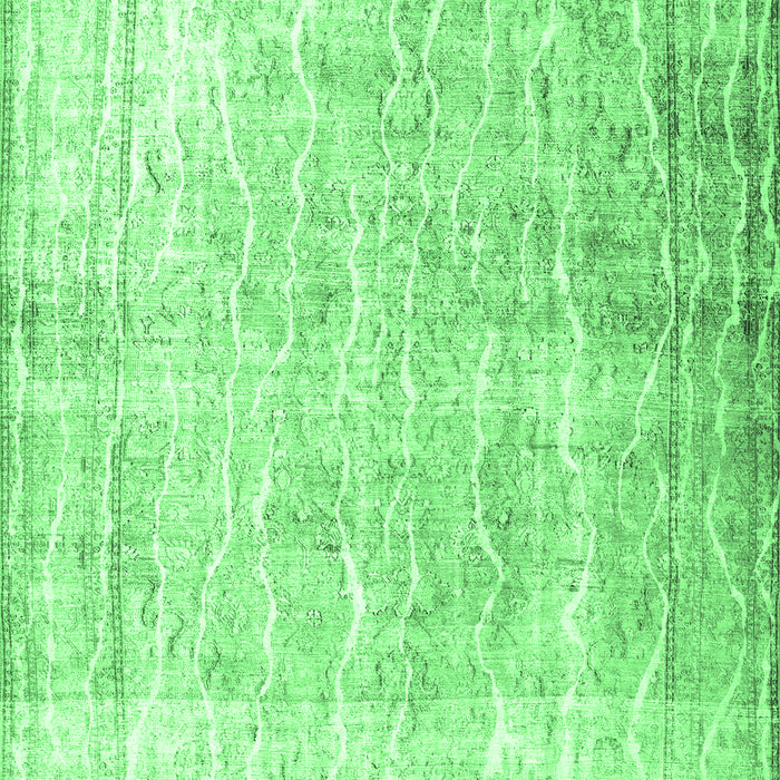 Machine Washable Persian Emerald Green Traditional Area Rugs, wshtr3654emgrn