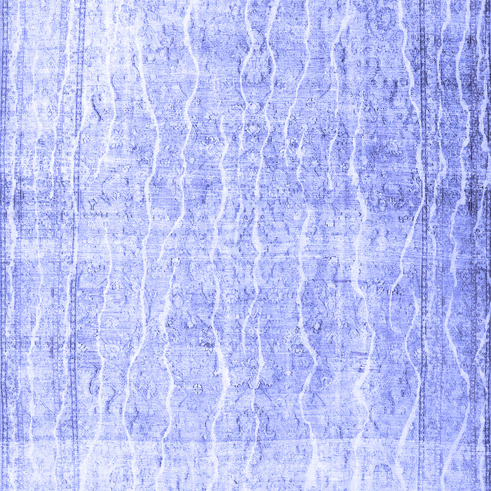 Machine Washable Persian Blue Traditional Rug, wshtr3654blu