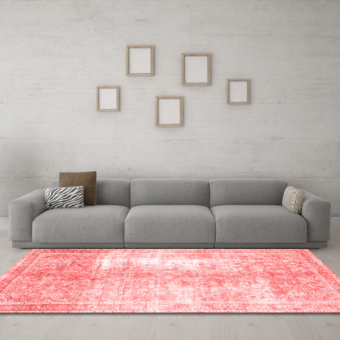 Traditional Red Washable Rugs