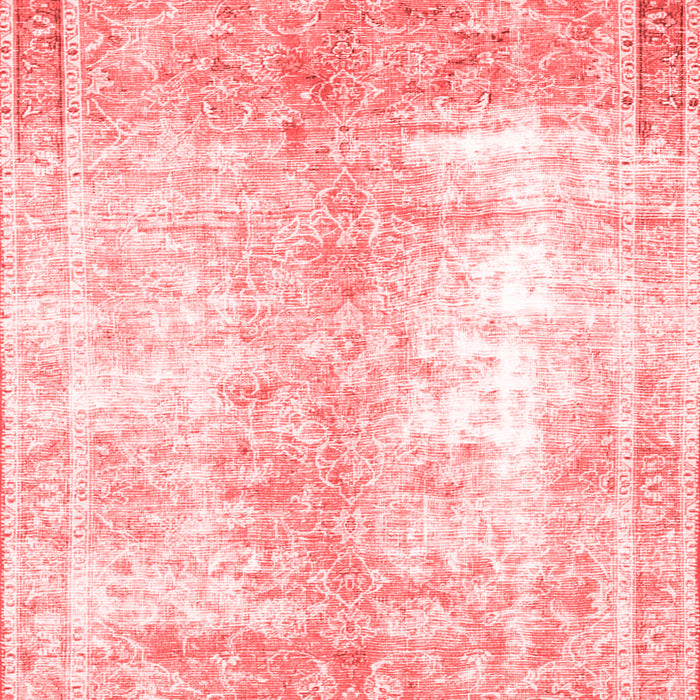 Machine Washable Persian Red Traditional Rug, wshtr3655red