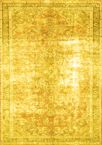 Persian Yellow Traditional Rug, tr3655yw