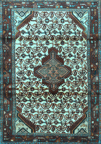 Persian Light Blue Traditional Rug, tr3656lblu