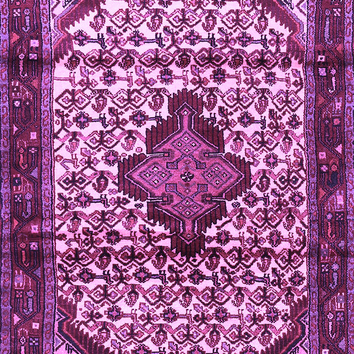 Machine Washable Persian Purple Traditional Area Rugs, wshtr3656pur