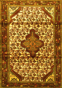 Persian Yellow Traditional Rug, tr3656yw