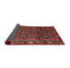 Sideview of Traditional Brown Persian Rug, tr3657