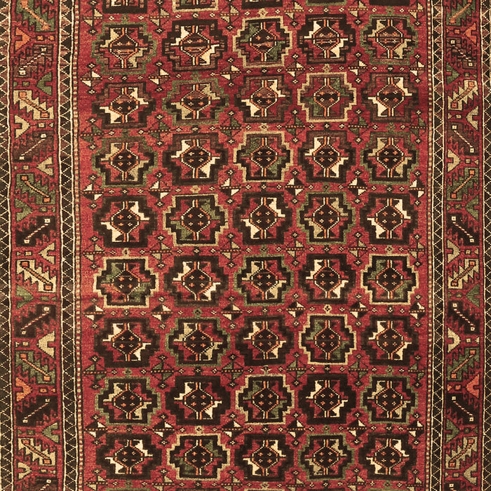 Machine Washable Persian Brown Traditional Rug, wshtr3657brn
