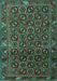 Persian Turquoise Traditional Rug, tr3657turq