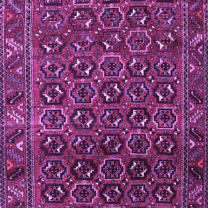 Machine Washable Persian Purple Traditional Area Rugs, wshtr3657pur