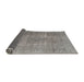 Sideview of Traditional Dark Gray Persian Rug, tr3658