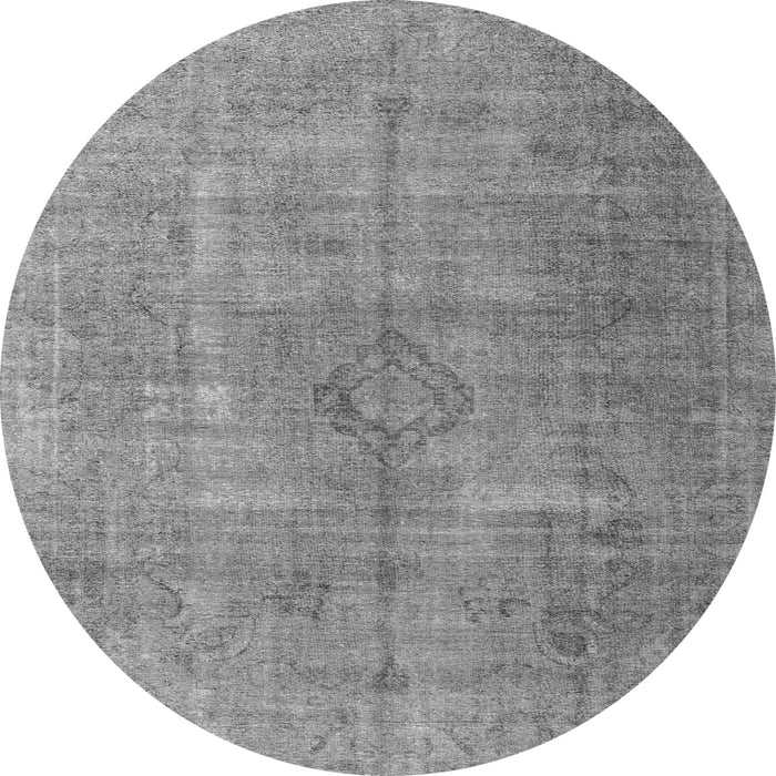 Square Persian Gray Traditional Rug, tr3658gry