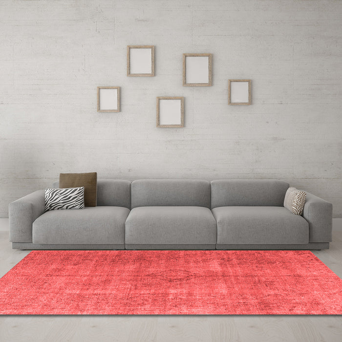 Traditional Red Washable Rugs