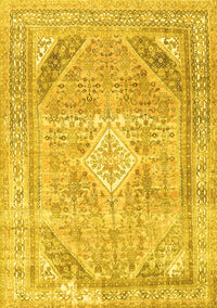 Persian Yellow Traditional Rug, tr3659yw