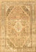 Machine Washable Persian Brown Traditional Rug, wshtr3659brn