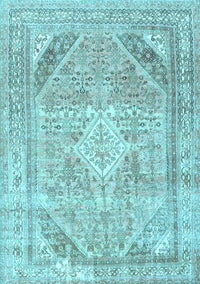 Persian Light Blue Traditional Rug, tr3659lblu