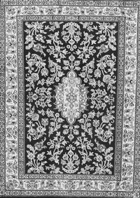 Medallion Gray Traditional Rug, tr365gry