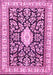 Medallion Pink Traditional Rug, tr365pnk