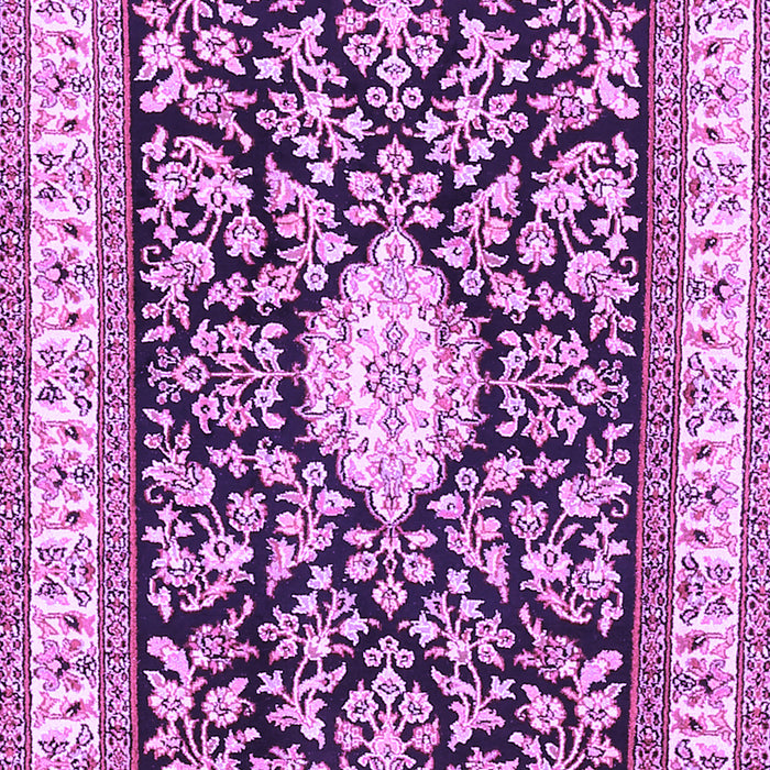 Medallion Purple Traditional Rug, tr365pur