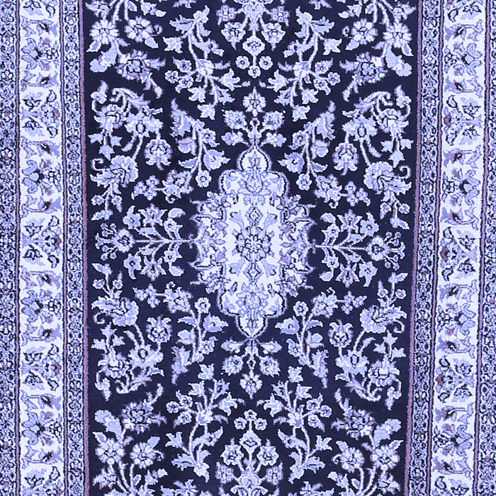 Medallion Blue Traditional Rug, tr365blu