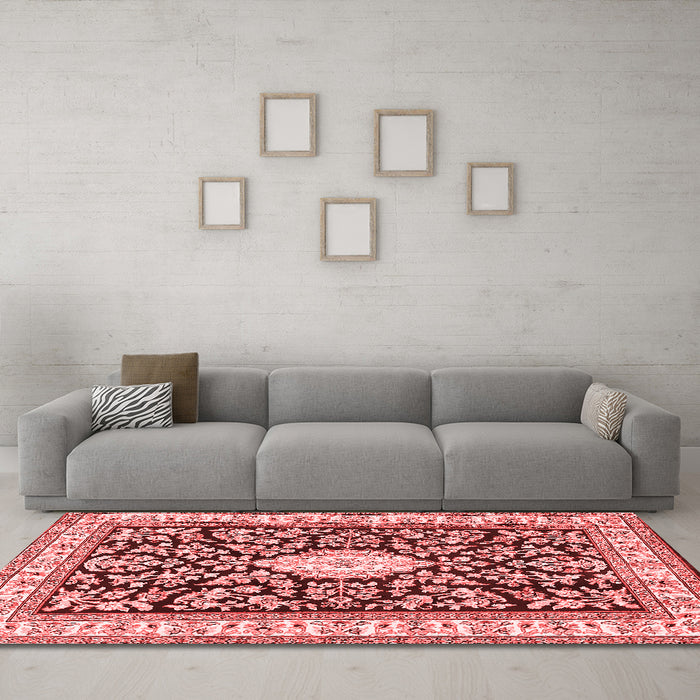Traditional Red Washable Rugs