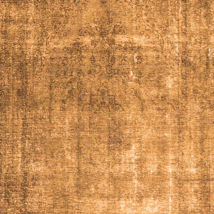 Serging Thickness of Machine Washable Persian Orange Bohemian Area Rugs, wshtr3660org