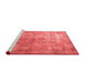 Bohemian Red Washable Rugs