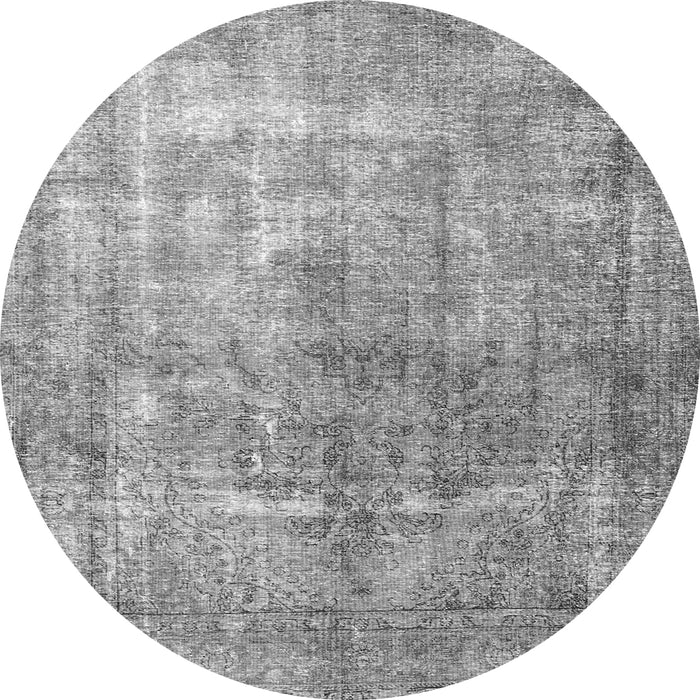 Square Persian Gray Bohemian Rug, tr3660gry