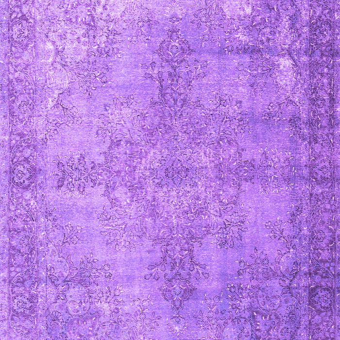 Machine Washable Persian Purple Traditional Area Rugs, wshtr3661pur