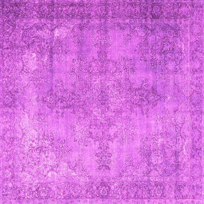 Square Machine Washable Persian Pink Traditional Rug, wshtr3661pnk