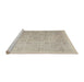 Sideview of Machine Washable Traditional Camel Brown Rug, wshtr3662