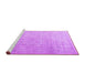 Sideview of Machine Washable Persian Purple Traditional Area Rugs, wshtr3662pur