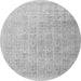 Square Persian Gray Traditional Rug, tr3662gry