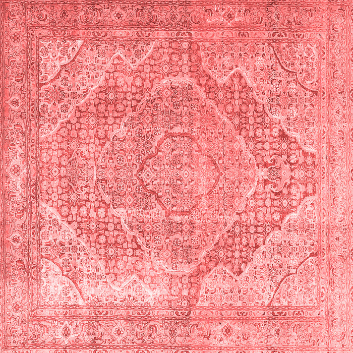 Medallion Red Traditional Rug, tr3663red