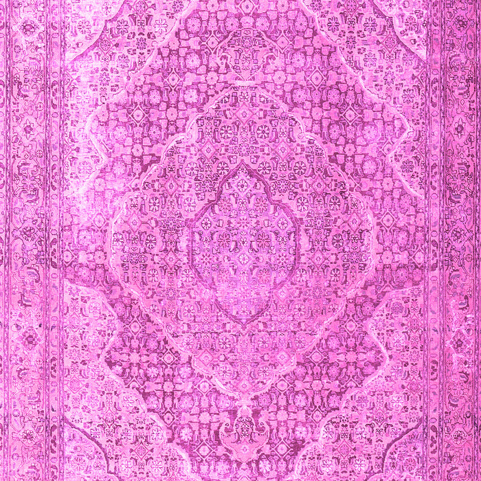 Medallion Pink Traditional Rug, tr3663pnk