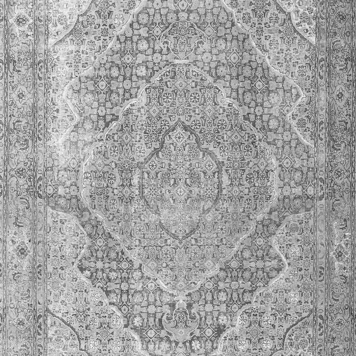Medallion Gray Traditional Rug, tr3663gry