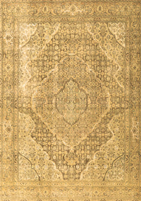 Medallion Brown Traditional Rug, tr3663brn