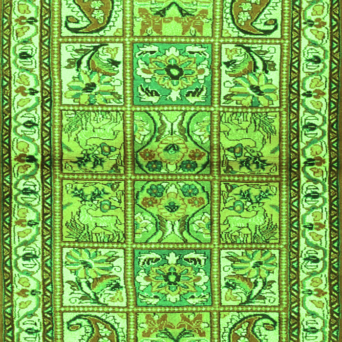 Persian Green Traditional Rug, tr3664grn