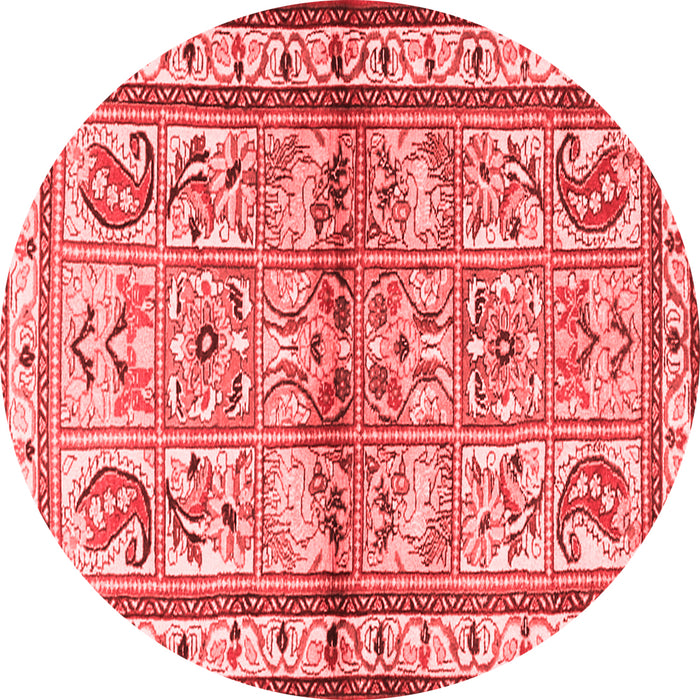 Machine Washable Persian Red Traditional Rug, wshtr3664red