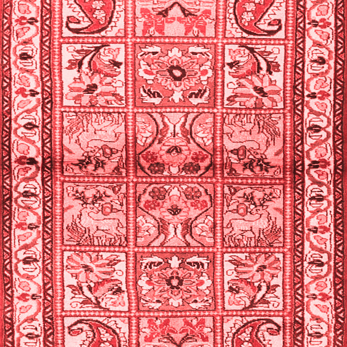Machine Washable Persian Red Traditional Rug, wshtr3664red
