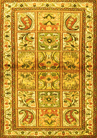 Persian Yellow Traditional Rug, tr3664yw