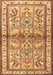 Machine Washable Persian Brown Traditional Rug, wshtr3664brn