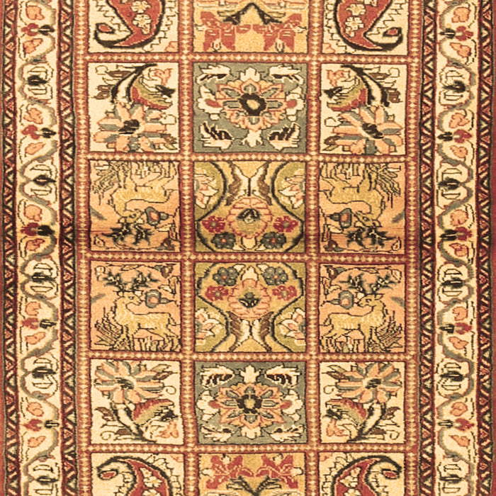 Machine Washable Persian Brown Traditional Rug, wshtr3664brn