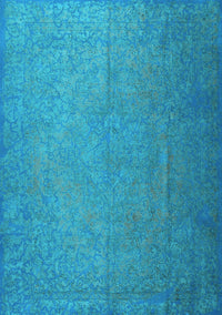 Persian Light Blue Bohemian Rug, tr3665lblu