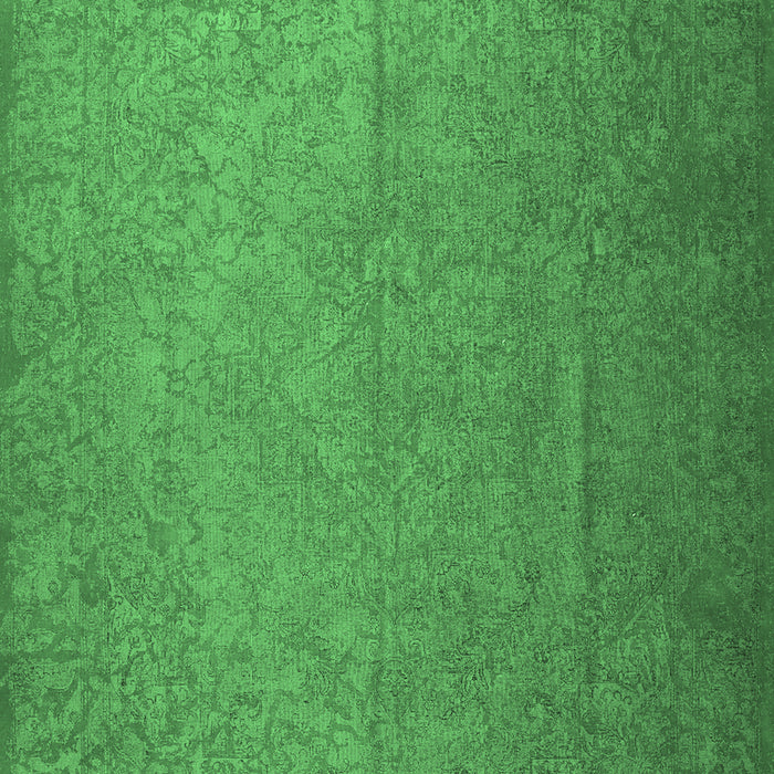 Machine Washable Persian Emerald Green Bohemian Area Rugs, wshtr3665emgrn