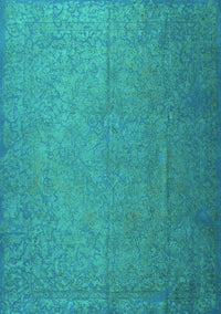 Persian Turquoise Bohemian Rug, tr3665turq