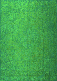 Persian Green Bohemian Rug, tr3665grn