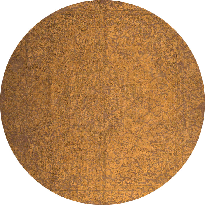 Machine Washable Persian Orange Bohemian Area Rugs, wshtr3665org