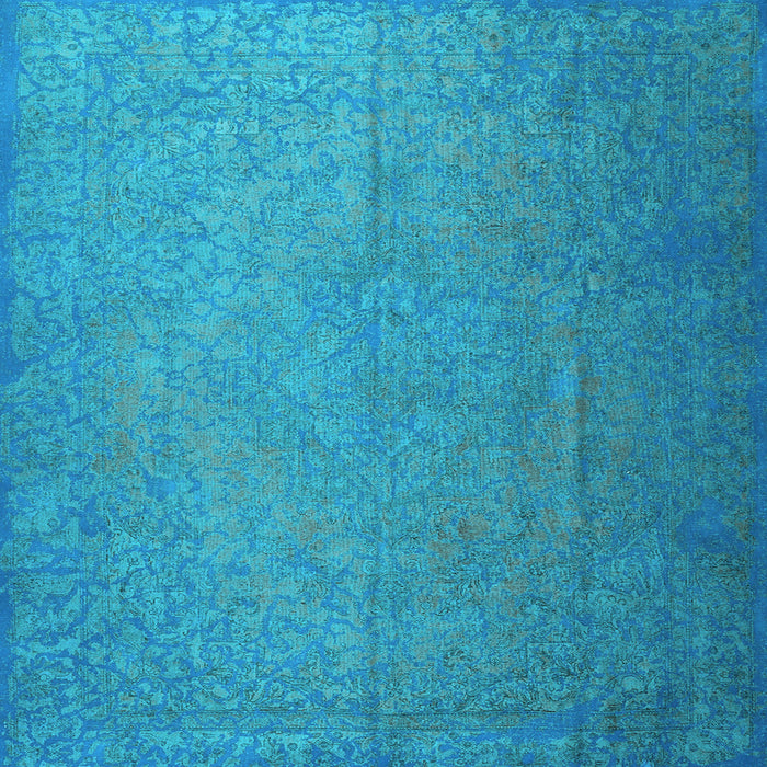 Square Persian Light Blue Bohemian Rug, tr3665lblu